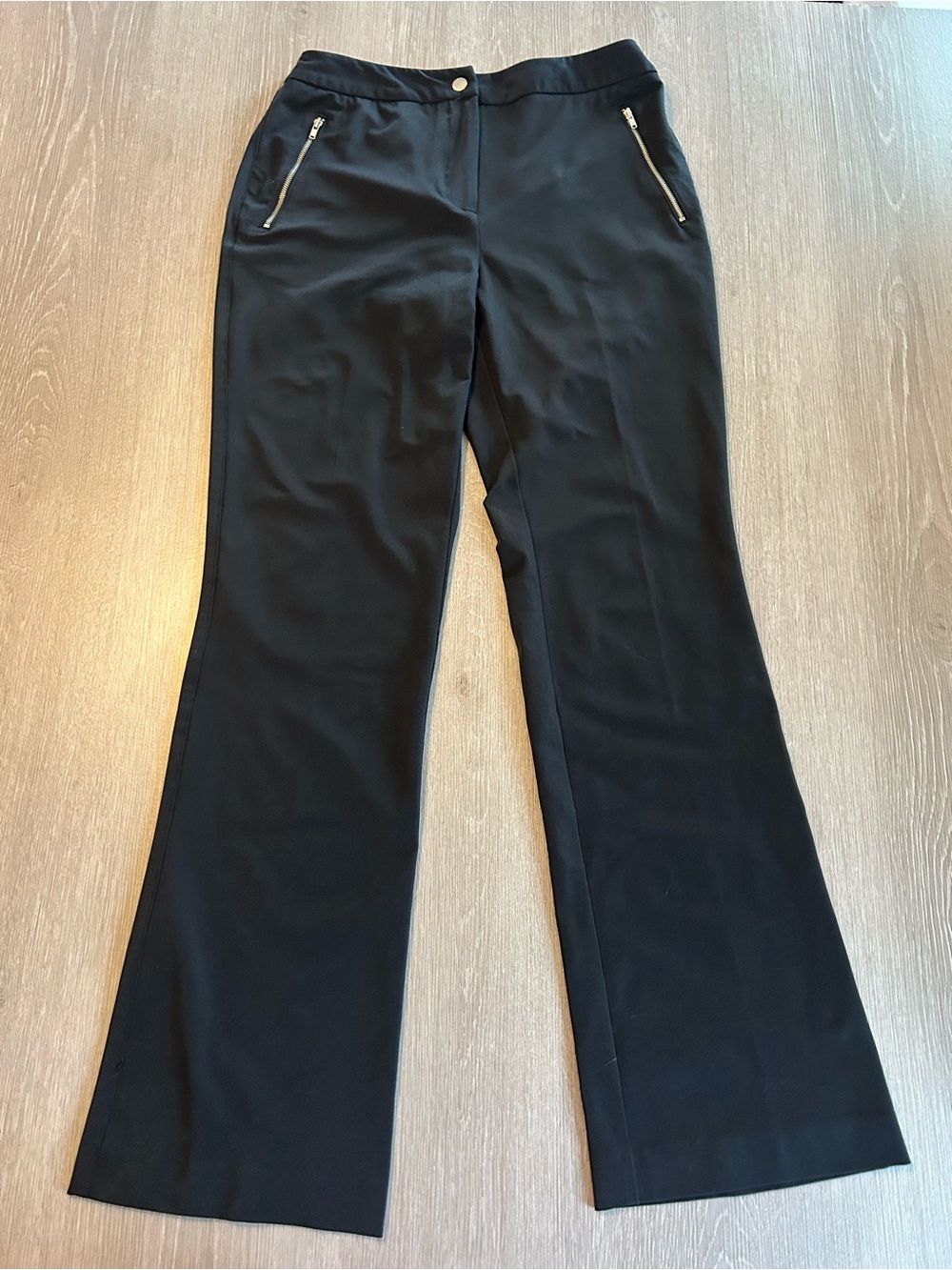 Isaac Mizrahi for Target Vintage Women’s Bootcut Pants Zip Pockets Black Size 6.